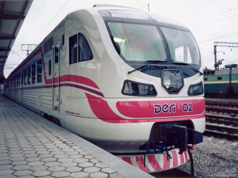 DEL02 dmu. Interior, including driver’s cab with control desk