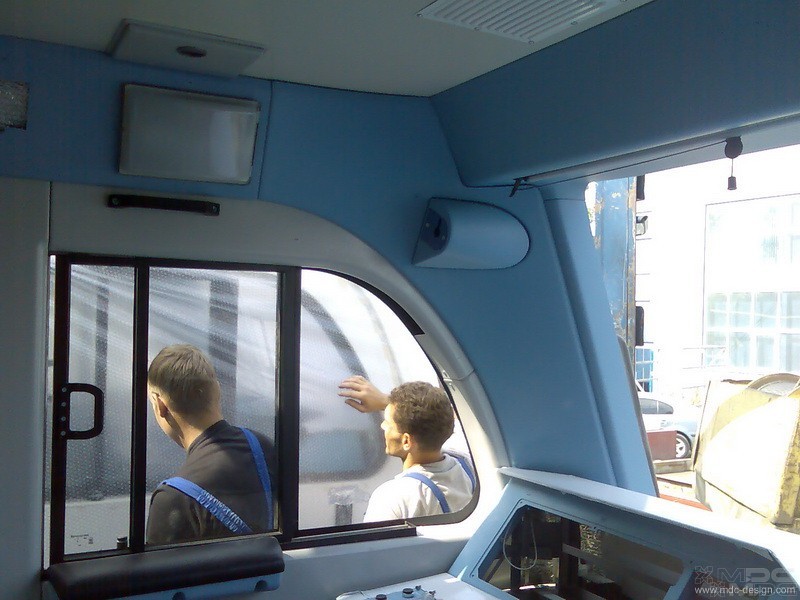 VL11 electric loco. Driver’s cabin refurbishment